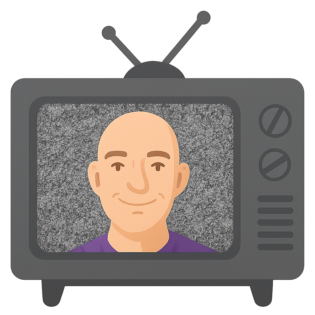 Paul Markham headshot in TV frame
